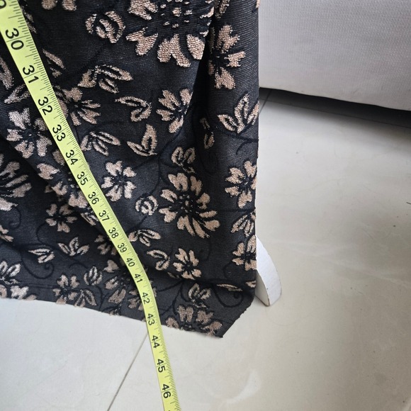 Vtg Y2K Charlotte Russe S Ruched Floral Embroidered Maxi Cinch Strapless Dress - Picture 7 of 11